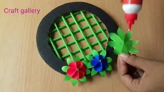 5 Beautiful Paper Flower Wall Hanging | Easy Wall Decoration Ideas | Paper Craft | DIY Wall Decor