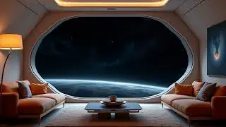 Cosmic Tranquility - Space Ambient Music - Spaceship Chill