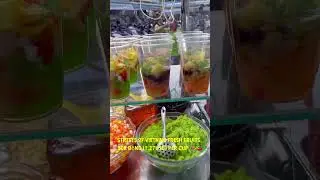 Streets of Vietnam Fresh Fruits. 30K đồng (1.27usd) per cup.🍉🍒#fruits #vietnamese #street #saigon