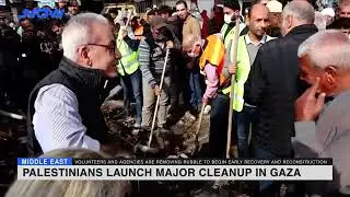Palestinians launch major cleanup in Gaza