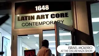 Cuban Art & Latin Art Core at Art Wynwod &bull; Israel Moleiro at the Oscar Haza Show on Mega TV.