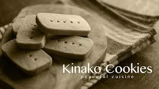 [No Music] How to Make Kinako Cookies