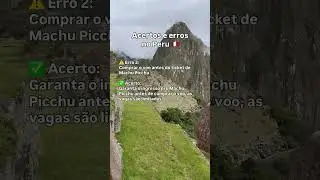 Acertos e erros no Peru