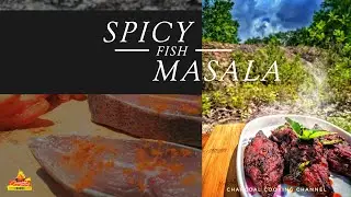 Spicy Fish Masala | Pomfret Fish Masala Recipe | ASMR Cooking | Relaxation