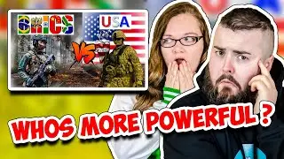 BRICS vs USA Military Power Comparison 2021 | Irish Couple Reacts