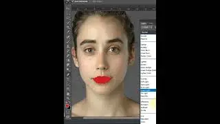 Digital makeup in photoshop #graphicdesign #photoediting #shorts #image