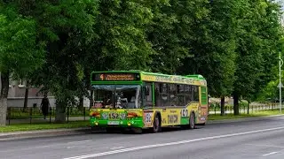 Молодечно. Поездка на автобусе МАЗ-103.486, Г/№ AT 1270-5, маршрут №29 (25.08.2023)