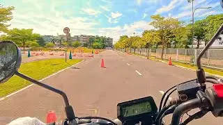 เรียนขี่มอเตอร์ไซค์ I took riding class at Honda Safety Driving CenterI #honda #motorcycles #safety