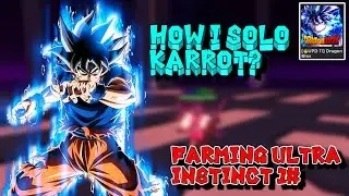 How i solo karrot? Farming Ultra Instinct | Dragon Blox | UPDATE 11