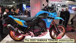 The 2025 YAMAHA TENERE 700 collection at EICMA show Italy