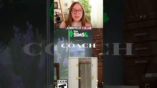 La nouvelle collab des Sims 4 est INCROYABLE ! 🖤  #sims4 #thesims4 #coach #lessims4