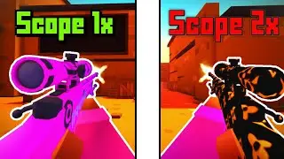 Krunker.io ADS SCOPE ZOOM (How to Change The Scope Power) Gameplay