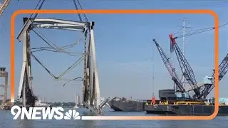 Baltimore bridge collapse: Final large steel truss removed