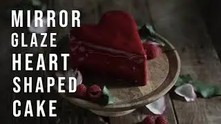 Heart-shaped  Mirror Glaze Cake