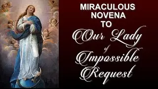MIRACULOUS NOVENA TO OUR LADY OF IMPOSSIBLE REQUESTS - PRAY FOR US