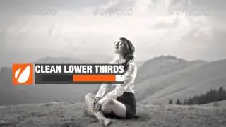 Clean Lower Thirds/ After Effects Project Files / VideoHive Templates