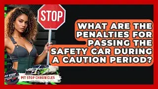 What Are The Penalties For Passing The Safety Car During A Caution Period? - Pit Stop Chronicles