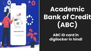 ABC ID kaise banaye ?  Academic Bank of Credit ID Process Step by step | How to Create ABC ID |