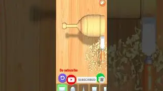 Wood Turning 3D-craving game #shortvideo #viralshort #woodturning #shorts