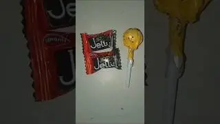 Jazz jelly Candy with delicious lollipop 🍭🥰❤️🟨 #shorts #lollipop #candy #ytshorts #youtubeshorts