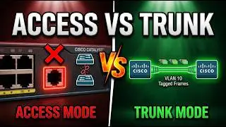 Access vs Trunk Mode: The VLAN Setup Most People Get Wrong!
