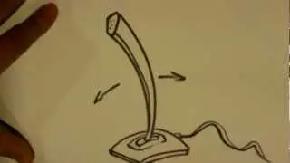 How to Draw a Computer Microphone - How to Draw Easy Things
