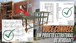 VEJA UM PROJETO ESTRUTURAL COMPLETO, Saiba como ler e identificar ERROS