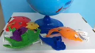 My old puzzle globe from Learning Resources.  Easy to take apart.. sometimes abit harder to build.