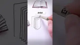 Draw Books! #art #drawing #shorts #book #howtodraw #easydraw