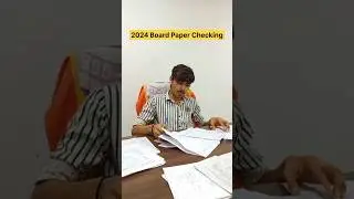 2024 Board Paper Checking😂 || #comedy #shorts