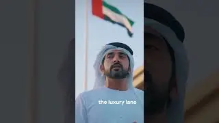 Fazza🤍С развевающимся позади флагом Дубая🇦🇪 #youtube #dubai #viral #fazza