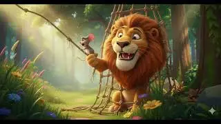 الأسد والفأر 🦁🐭 قصة جميلة عن الصداقة للأطفال