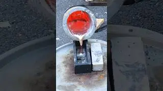 Pouring Molten Metal into Molds - Metal Casting