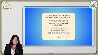 Have You Earned Your Tomorrow | Std 12 English Poem Explanation | TRCAC EduVedha