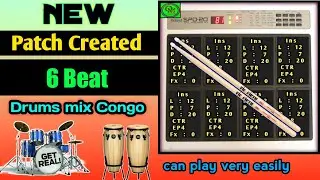New Drums Mix Congo patch created (6 beat) | Roland Spd 20 | #Octapad_music