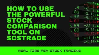 How to use Stock Comparison Tool on SCStrade.com | Complete Tutorial | Website Guide