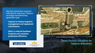 [Case Highlight] Smart Factory Solutions for Tobacco Industries| British American Tobacco xAdvantech