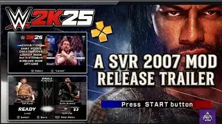 WWE SMACKDOWN VS RAW 2007 MOD 2K25 FOR PSP IS OFFICIALLY RELEASED