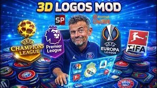 ✅ Football Life 26 & Pes21 ULTRA REAL - Tutti i loghi Competizioni 3D  Artwork By Nuriwich -⚽