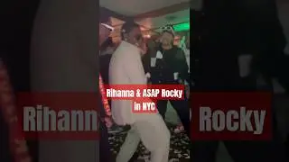Rihanna and ASAP Rocky in NYC during date night after possible Drake diss #asaprocky #rihanna #drake