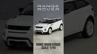 Range Rover Evoque White 1/24 | Литая модель внедорожника Welly