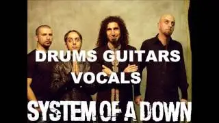 System Of a Down - Toxicity - Backing Track no bass (only drums guitars vocals)