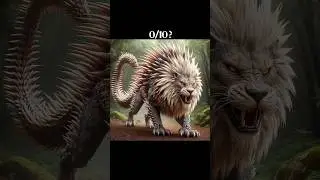 dragon+porcupine+lion #ai #animals #dragon #lion #porcupine #fusion #fyp #edit #viral #shorts