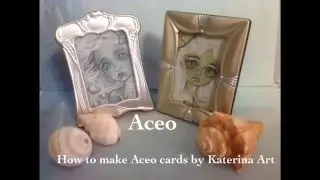How to make your own ACEO ATC CARDS Tutorial