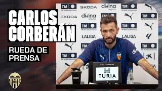 RUEDA DE PRENSA DE CARLOS CORBER&Aacute;N PREVIA AL VALENCIA CF - GETAFE CF