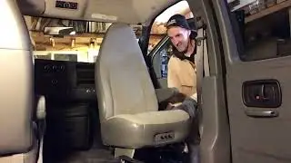 Лучший в мире поворотный механизм сиденья от Ironcloud, установленный на Chevrolet Express 2500 LT 6.0L 2013 года выпуска