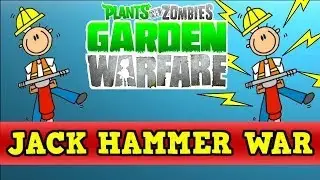 Plants vs Zombies Garden Warfare - Jack Hammer vs Turbo Jack Hammer (Ability Review)