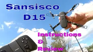 Обзор складного квадрокоптера Sansisco D15 Mini