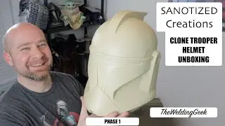 SANOTIZED CREATIONS PHASE 1 CLONE TROOPER HELMET UNBOXING
