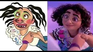 Encanto drawing meme - jessica darrow - surface pressure encanto - drawing meme
